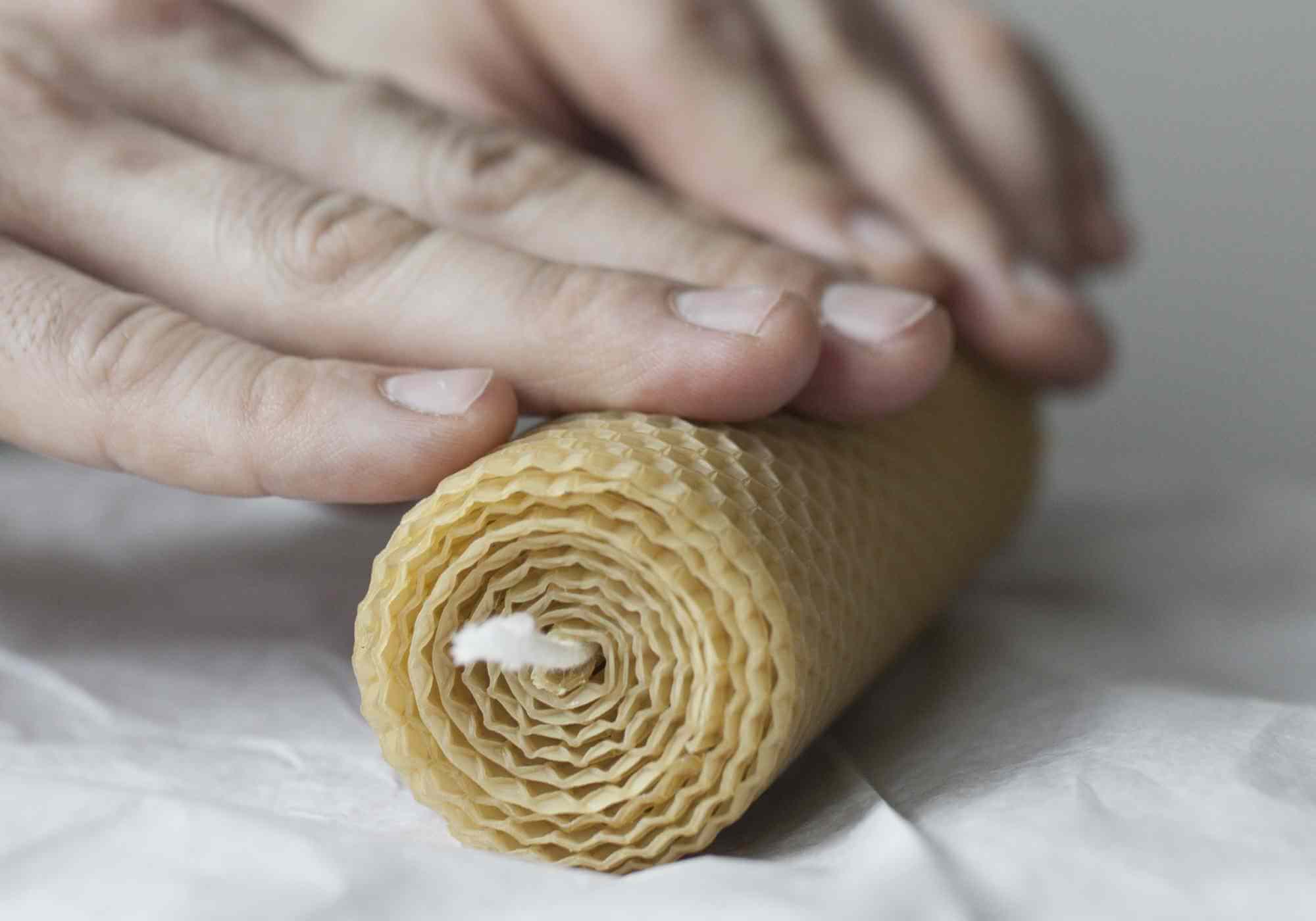 in a small room - in a fireplace - where